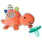 Mary Meyer Wubbanub Infant Pacifier, 6-Inches, Pebblesaurus Dinosaur