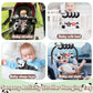 Baby Carseat Toy Black & White Rattle Spiral Hanging Activity Stroller Toy for Newborns Boys and Girls - Coala