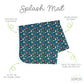 Bapronbaby Organic Produce Splash Mat - Waterproof Catch-All For Under High Chairs, Floors, Tables, Playtime Or Arts & Crafts -