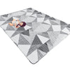 TANOSHII Baby Play Mat for 79 x59  Playpen, Machine Washable Kids Mat, Cotton,Foldable Crawling Mat for Floor,One-Piece Crawling