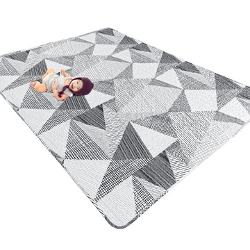 TANOSHII Baby Play Mat for 79 x59  Playpen, Machine Washable Kids Mat, Cotton,Foldable Crawling Mat for Floor,One-Piece Crawling