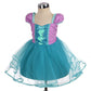 Lito Angels Princess Dress Up Mermaid Costumes For Baby Girl Halloween Christmas Fancy Party With Accessories Size 18-24 Months