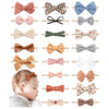 21 Pcs Baby Headbands And Bows Hairbands Soft Nylon Elastics Handmade Girls Hair Accessories For Newborn Babies Infant Toddlers