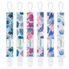 Babygoal Hawaii Pacifier Clips, 6 Pack Binky Paci Holder Clips And Leash For Boys And Girls Fits For Most Pacifier, Binkie Style
