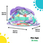 Bright Starts Disney Baby The Little Mermaid Twinkle Trove Light-Up Musical Baby Activity Gym with Tummy Time Pillow, Newborn+