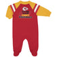 Gerber Unisex Baby Nfl Footed Sleep And Play, Team Color, 3-6 Months