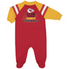 Gerber Unisex Baby Nfl Footed Sleep And Play, Team Color, 3-6 Months