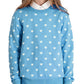 Boboyoyo Girls Sweaters Cotton Kids Heart Sweater Valentine Holiday Pullover Teen Clothes Crew Neck Knit Top Long Sleeve Light B