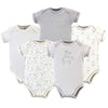 Touched By Nature Unisex Baby Organic Cotton Bodysuits, Farm Friends, 18-24 Months