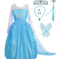 Lito Angels Girls Princess Dress Up Costumes Snow Queen Dress Halloween Christmas Costume With Accessories Size 8 D