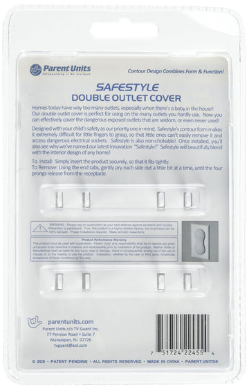 Safestyle Double Outlet Cover [Set Of 2] Pack Size: 2