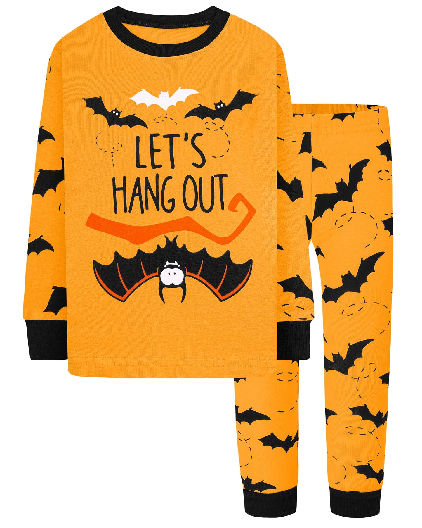 Daughter Queen Boys Halloween Pajamas 18-24 Month Baby Toddler Bat Pjs 100% Cotton Comfy Soft Pj Sets Sleepwear Bats Jammies Sle