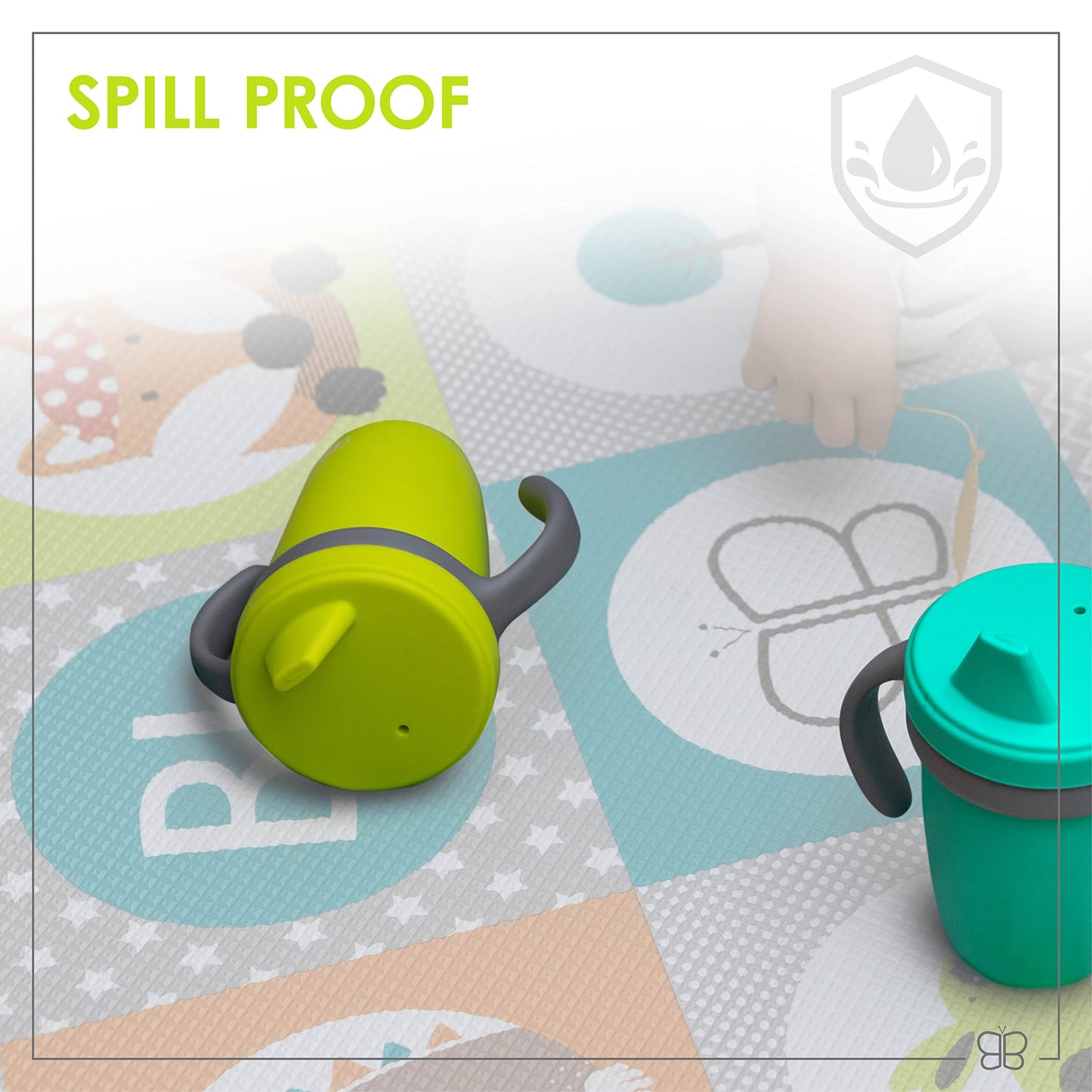 Bblv Kp Silicone Toddler Straw Sippy Cup - 4-In-1 Durable Spill Proof Cups For Kids, Travel Transition Training Cups For Babies,