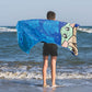 Jay Franco Star Wars The Mandalorian Kids Bath Pool Beach Towel - Super Soft & Absorbent Grogu, Baby Yoda 100% Cotton Towel, Mea