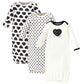 Touched By Nature Unisex Baby Organic Cotton Gowns, Heart, 0-6 Months Us