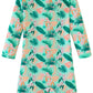 Umelok Infant Swimwear Girls One Piece Full Zip With Long Sleeve Upf 50+ Sun Protection Swimsuit Green-Banana Leaf,3M
