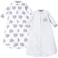 Hudson Baby Unisex Baby Long-Sleeve Fleece Sleeping Bag, Elephants, 0-9 Months