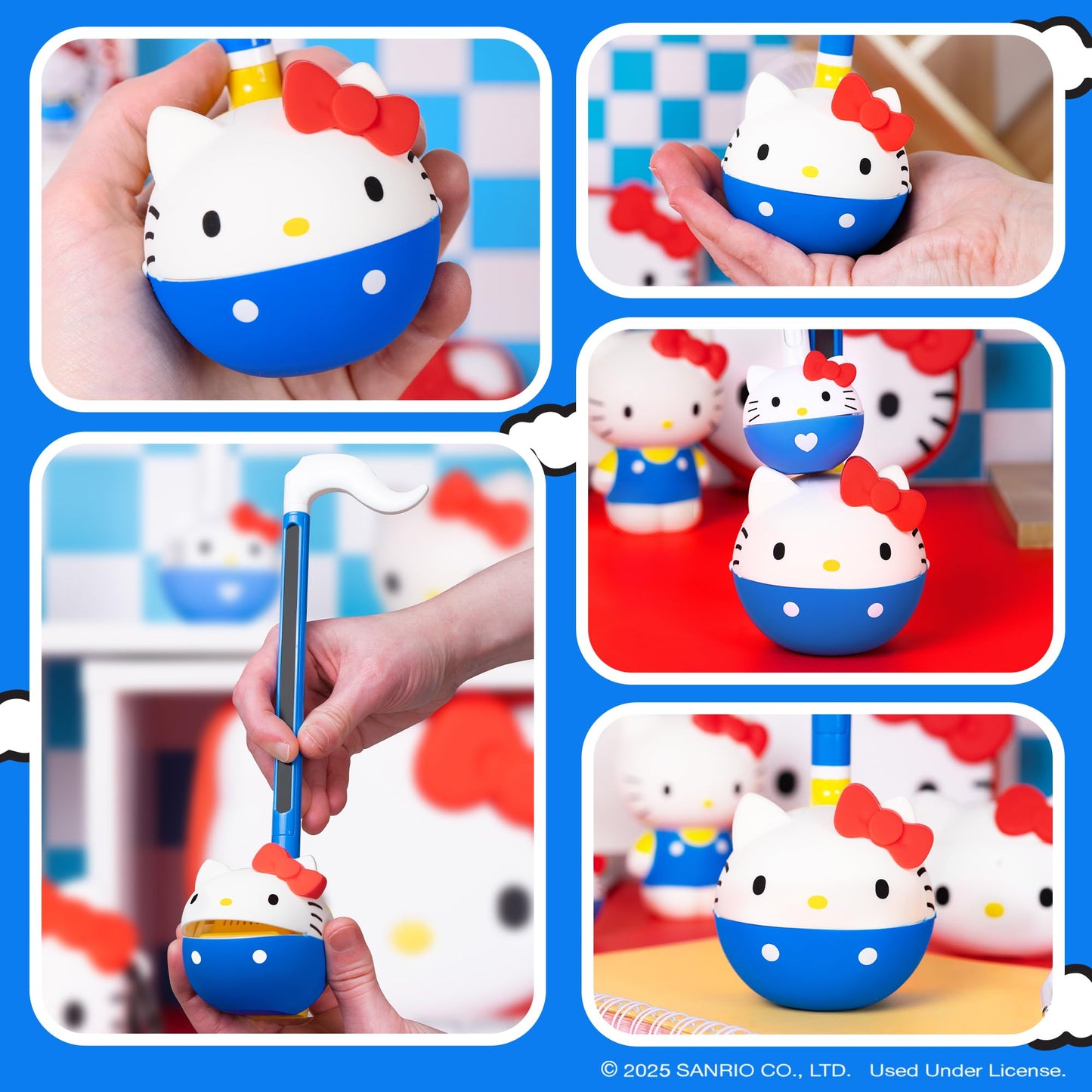 Otamatone Classic Hello Kitty [Officially Licensed Sanrio] Japanese Character Electronic Musical Instrument Portable Synthesizer