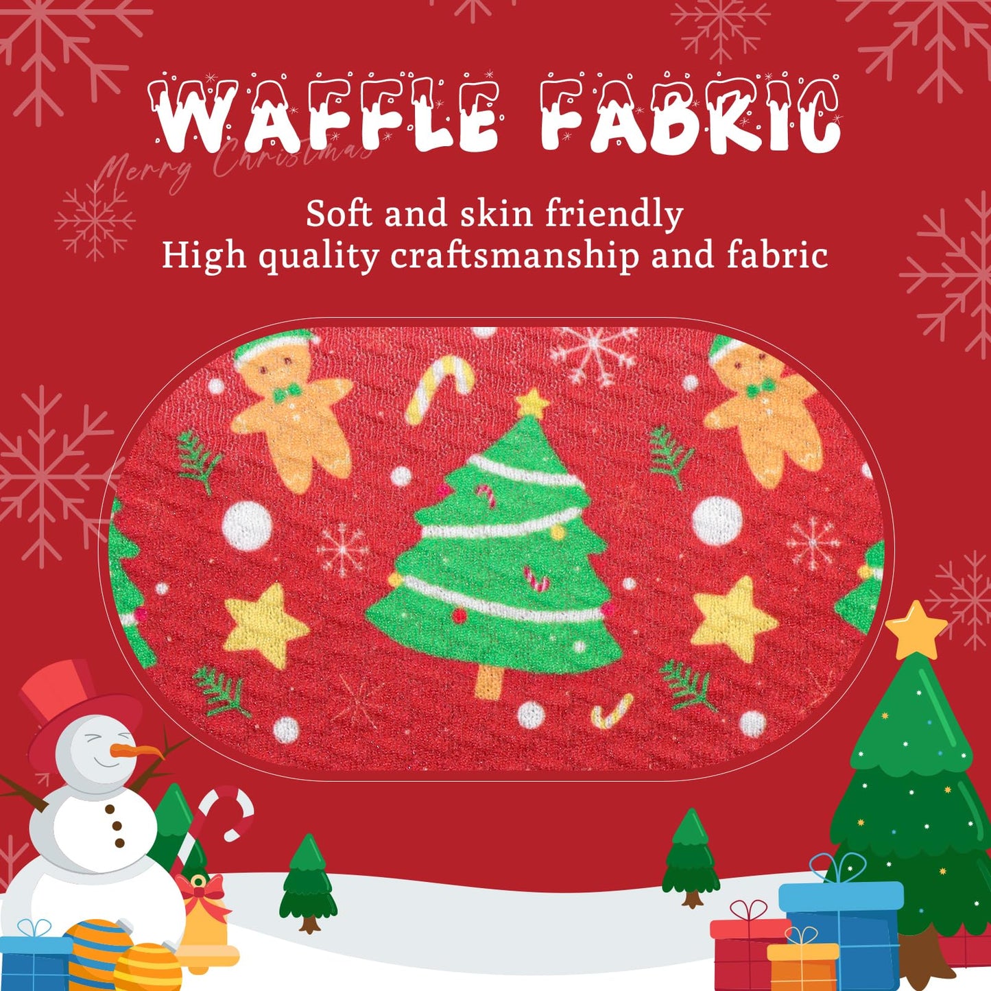 Yanjie Christmas Bows For Baby Girls Christmas Tree Candy Cane Headbands Gingerbread Toddler Newborn Bows Red Green White Christ