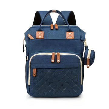 DREAM DOODLE Diaper Backpack with USB Charging Port|Nappy Bag | Large Capacity, Stain Resistant, 16 Pockets, Waterproof, Argyle 