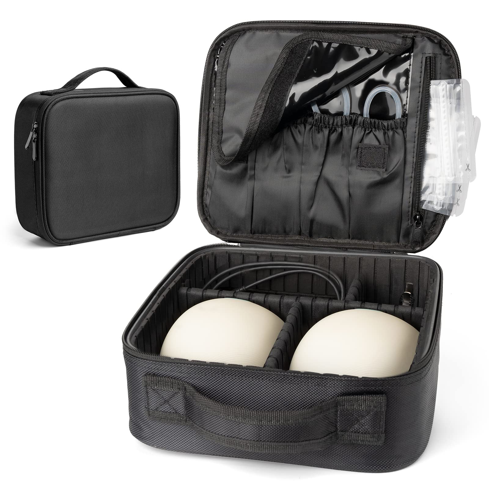 Wearable Breast Pump Bag, Compatible With Elvie And Willow Breast Pump, Hard Container Case Bag For Working Moms, Holds Pump Acc