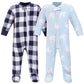 Hudson Baby Unisex Baby Fleece Sleep And Play, Polar Bear, 3-6 Months