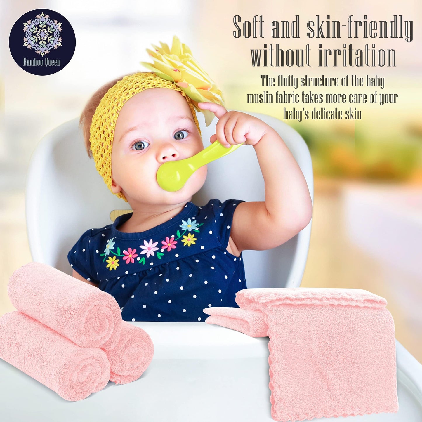 32 Pack Baby Washcloths - Luxury Coral Fleece - Extra Absorbent And Soft Wash Clothes For Newborns, Infants And Toddlers - Suita