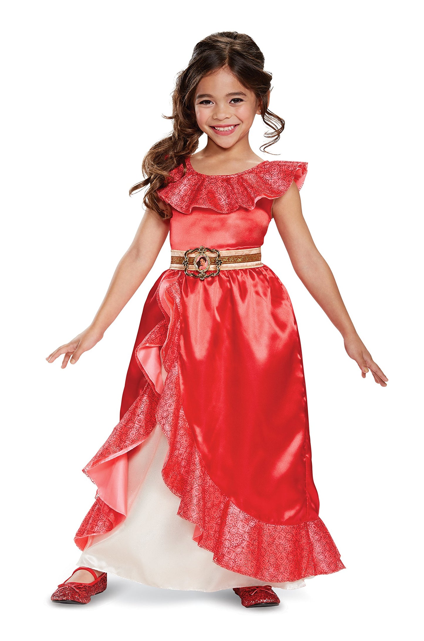 Disney Elena Of Avalor Adventure Deluxe Girls' Costume, Size Medium (7-8)