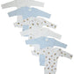 Boys Longsleeve Printed Onezie Variety 6 Pack
