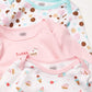 Luvable Friends Unisex Baby Cotton Gowns, Pink Dessert, Preemie-Newborn