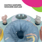 Cosco Play-In-Place Stationary Activity Center, 6 Engaging Toys And A 360 Rotating Seat, 3-Position Height Adjustment Machine-Wa