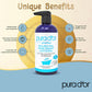 Pura D'Or Kids Wash (16Oz X 2 = 32Oz) All-In-One Gentle Cleanser - Usda Biobased, Sulfate-Free, Tear-Less, Hypoallergenic, Premi