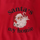 Mozikqin Toddler Baby Christmas Outfit Girl Boy Crewneck Sweatshirt Letter Print Long Sleeve Sweater Shirt Fall Clothes (Santa'S