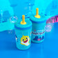 Zak Designs 15Oz Baby Shark Kelso Tumbler Set, Bpa-Free Leak-Proof Screw-On Lid With Straw Made Of Durable Plastic And Silicone,