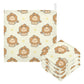 vvfelixl Baby Washcloths Cotton Cute Lion Baby Muslin Washcloths Soft Baby Face Towel for Newborn Infants Baby Wipes, 11.8 X 11.