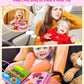 Exorany Busy Board Montessori Toys for 1 2 3 4 Year Old Girl Birthday Gifts, Toddler Girl Toys Age 1-2, 2-4, Busy Book Sensory T
