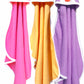 BRANDONN Newborn Original 3PCS.. Big Size (36 X 27) Cute Baby Blankets for Babies (Hotpink, Peach, Purple; Pack of 3)