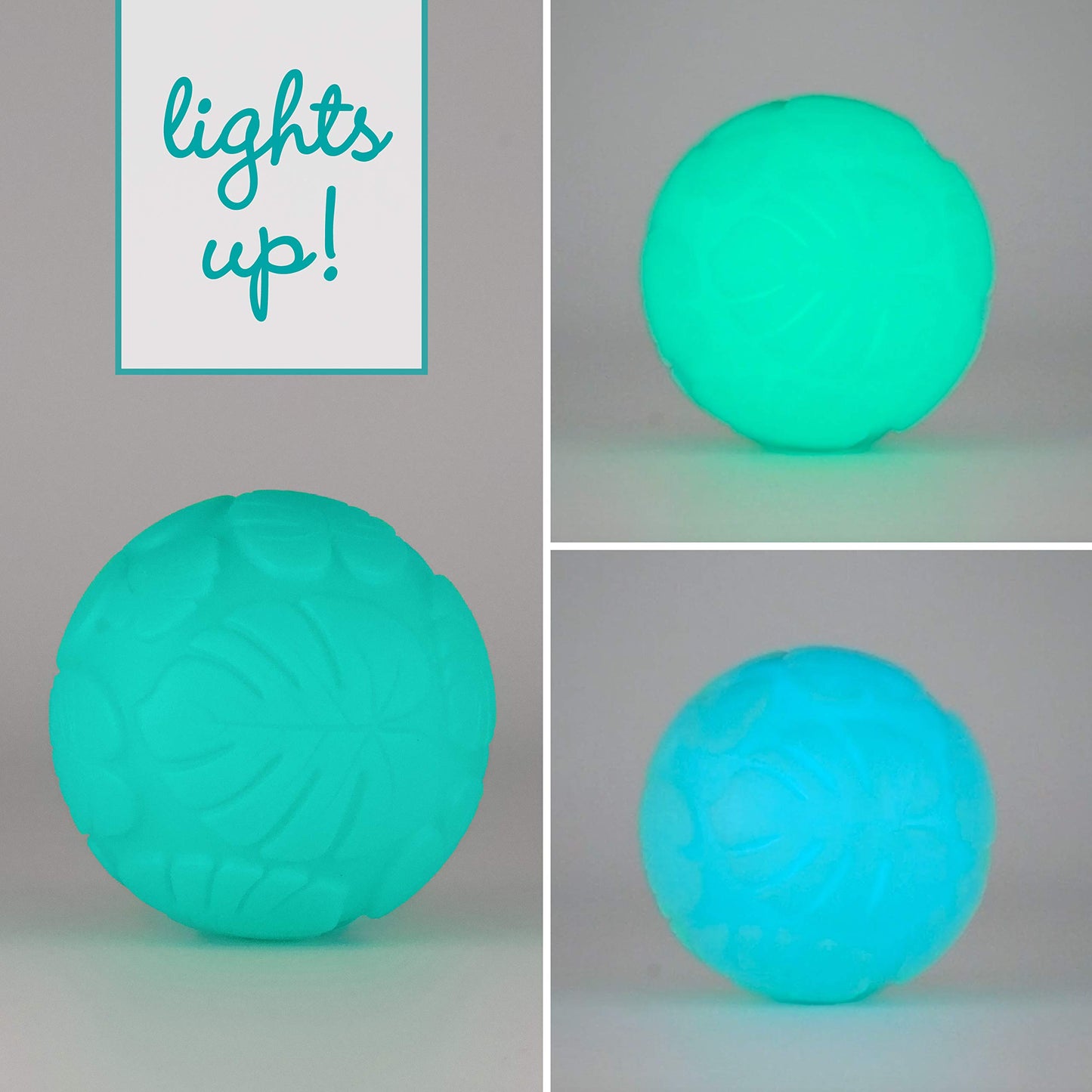 Infantino Activity Ball Set Music & Lights - 4 Colorful, Bouncy, & Multi-Textured Balls for Fine Motor Development for Little Ha