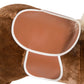 Qaba Kids Plush Toy Rocking Horse Ride on with Realistic Sounds - Brown