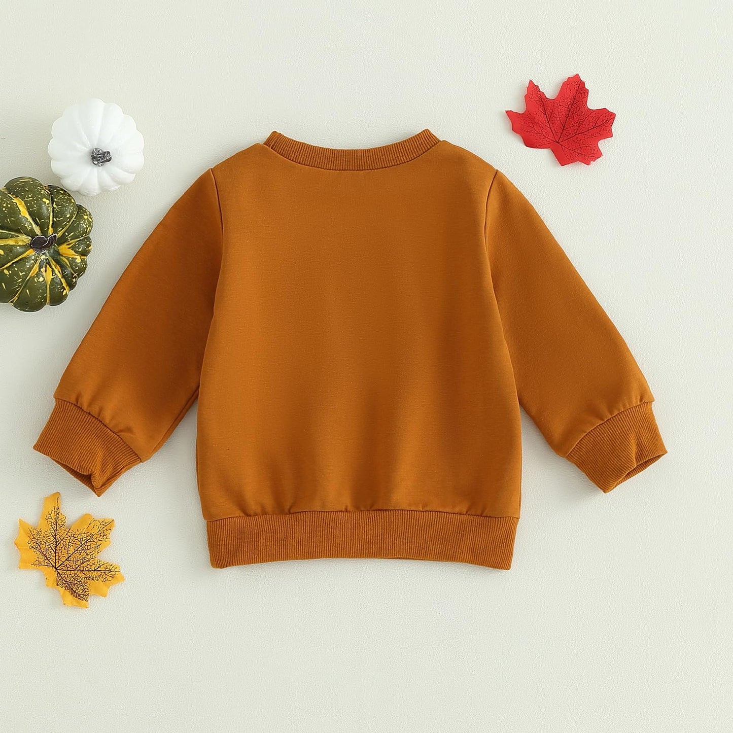 Boebnozcv Baby Boy Girl Halloween Sweatshirt Top Toddler Thick Thighs Pumpkin Pie Print Oversized Sweater Shirts Fall Clothes (B