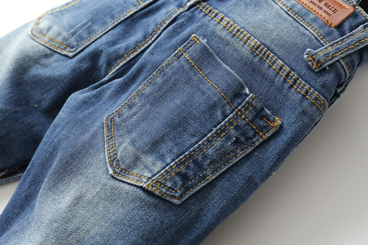 Kidscool Space Baby Boy Girl Jean Overalls,Toddler Slim Cute Denim Dungaree,Blue,6-9 Months