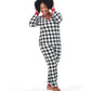 Gerber Baby Holiday Family Matching Pajamas, Black/Red Buffalo Check, Large