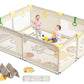 CoziBB Baby Playpen with Mat, 71    59 Extra Large Playpen for Toddler, Play Yard, Baby Fence Play & Sleep Area for Indoor & Out