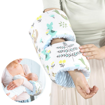 Hombys Cozy Cradle Arm Pillow For Feeding Baby,Middle Opening Design Arm Breastfeeding Pillow, Nursing Pillows For Breastfeeding