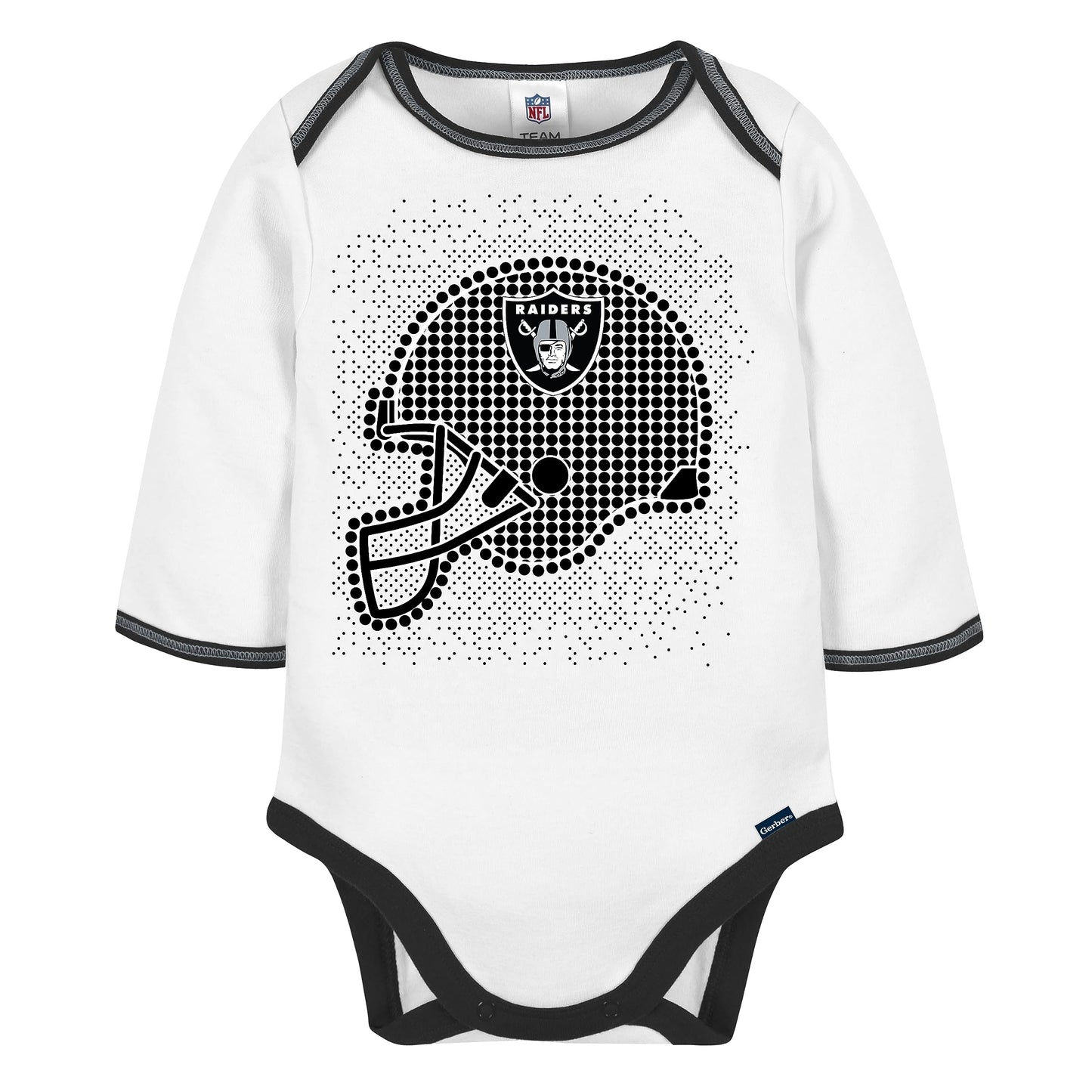 Gerber Nfl Baby Boys Registry Gift Set 3 Pack Bodysuit Footed Pant And Cap, Team Color, 3-6 Months Us