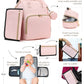 Baby Diaper Bag Backpack With Changing Pad, Pacifier Case - Pink Diaper Bags For Girl Boy Newborn Unisex Infant Toddler - Baby T