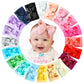 Yxiang 20Pcs Baby Girl Bows Headbands, 4' Infant Bows Headbands Super Elastics Nylon Hairbands Cute Handmade Ribbon Bows For Ba