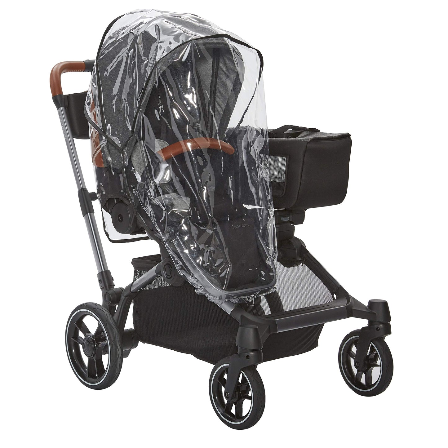 Contours Baby Clear Stroller Rain Cover, Travel Waterproof Weather Shield, Windproof, Protects From Dust And Snow, Baby Stroller