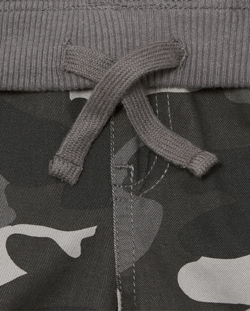 The Children'S Place Baby Boys And Toddler Boys Pull On Cargo Pants, Night Camo/Olive Camo, 18-24 Months