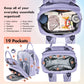 Dikaslon Diaper Bag Backpack With Portable Changing Pad, Pacifier Case And Stroller Straps, Large Unisex Baby Bags For Boys Girl